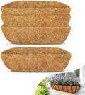 HFHOME Coco Liners for Planters, 24 Inch Natural Coconut Coir Fiber