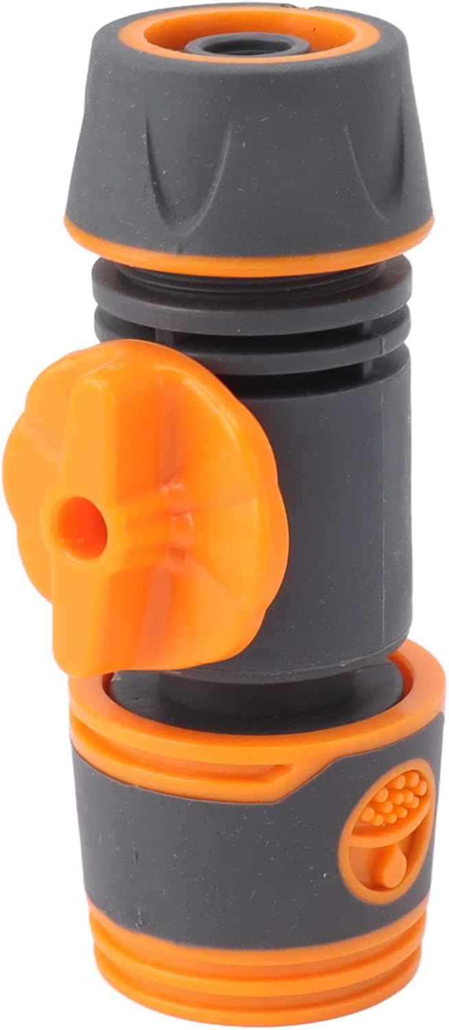 AYNEFY Quick Connector Nozzles Sprinklers Drippers with Rubber Seal for Garden Hose Fittings Easy Installation Durable Plastic Water Pipe Adapters Quick Connector Valve Covered