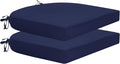 HARBOREST navy outdoor chair cushions set of two