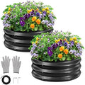 GreatBuddy 2x2x1 ft Round Galvanized Raised Bed, Easy-Assembly Raised