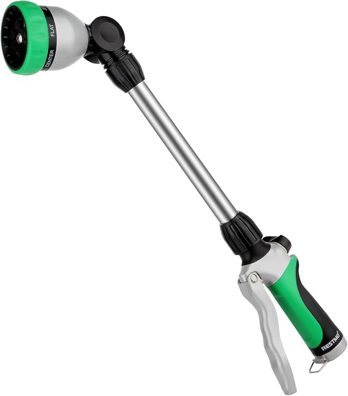 RESTMO heavy-duty metal watering wand