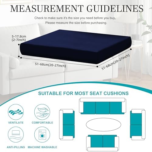 14 Pcs Outdoor Cushion Covers, Patio Sofa Cushion Covers Replacement