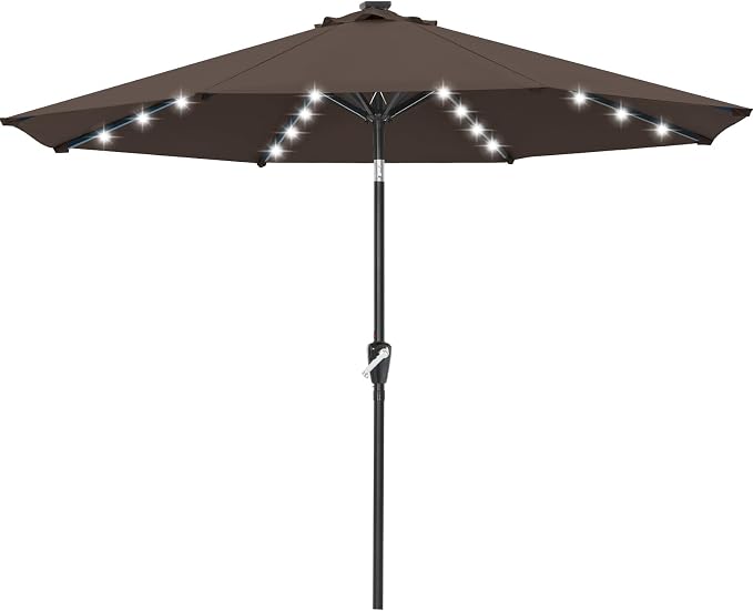ABCCANOPY Durable Solar Led Patio Umbrellas by ABCCANOPY