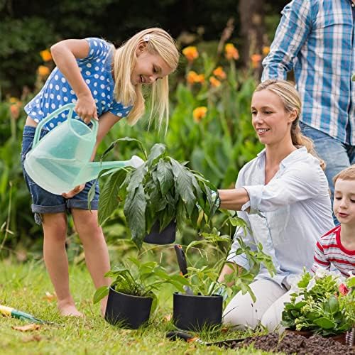 Delxo 20-Pack 1 Gallon Grow Bags, Non-Woven Small Garden Planting Bag
