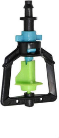 Hose Fittings Greenhouse Hanging Rotary Refraction Sprinkler Head with Threaded Barb Joint Garden Watering 360 Degree Irrigation 10pcs (Color : Barb)