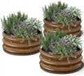 Kesfitt Round Metal Raised Garden Bed, 2x2x1 FT, 12-Inch Deep