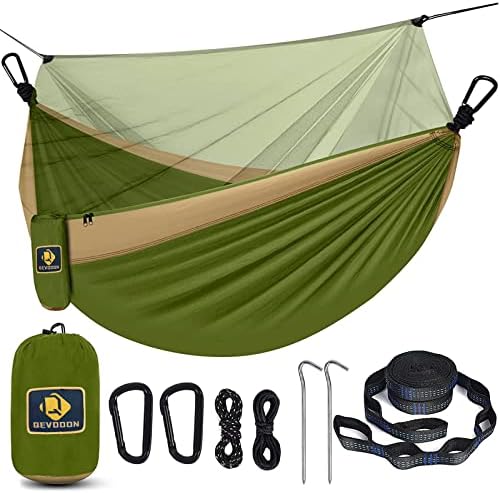 Camping Hammock with Net,Portable Lightweight Double Hammocks with