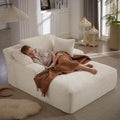 ivoros 50 Inch Chaise Lounge Chair Indoor, Oversized Corduroy