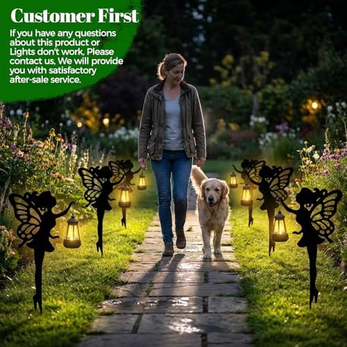 Solar Black Fairy Lights Outdoor Decorative 2 Pack Solar Lights