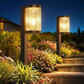 ELECLINK Solar Pathway Lights Outdoor, 2 Pack Upgraded Outdoor Solar Lights for Outside Super Bright Up to 15Hrs, IP65 Waterproof Solar Garden Lights for Sidewalk Driveway Decor Landscape Ligthting