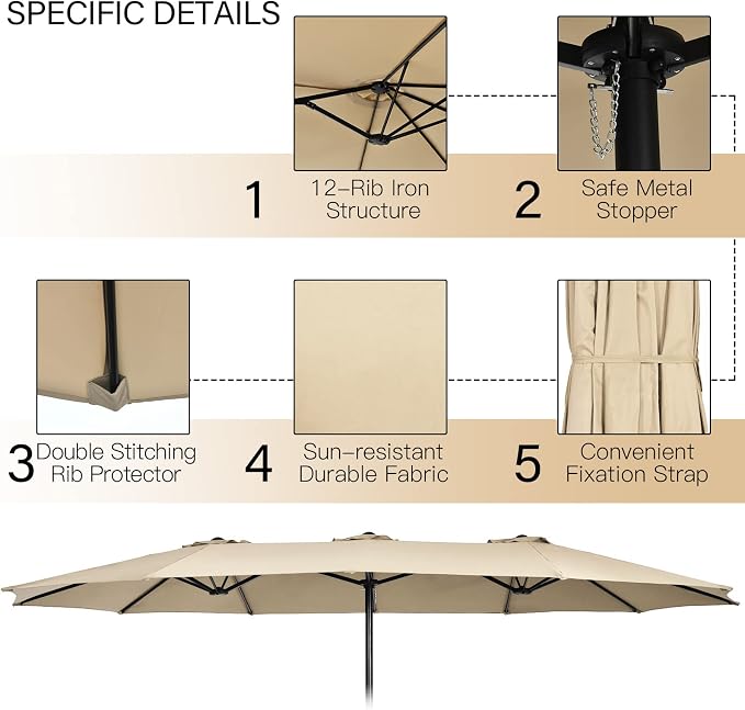Tangkula 11 Piece Rattan Outdoor Dining Set - Image 5