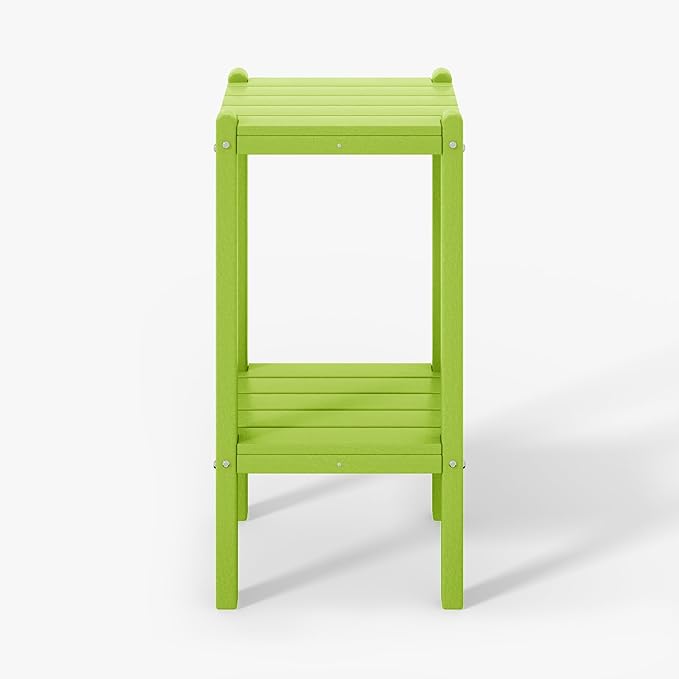WestinTrends Malibu 36" Outdoor Adirondack HDPE 2-Tier Patio Side Table by WestinTrends