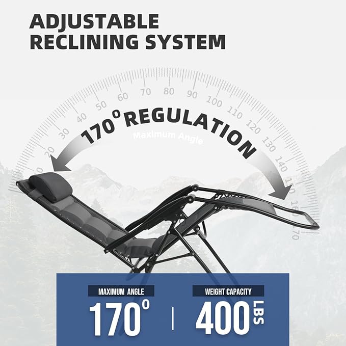 Zero Gravity Chair Oversized Padded Recliner - Image 5