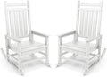 SERWALL Outdoor Rocking Chair, HDPE Rocking Chair by SERWALL