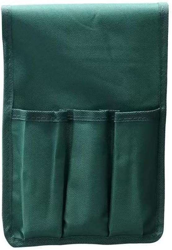2 Pack Garden Kneeler Tool Bag Gardening Kneeler Seat Side Pouch Hanging Storage Pocket Organizer for Garden Kneeler and Seat Garden Bench Garden Stool Gardening Shears Spades Plant Labels