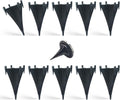 10 Pack Solar Light Replacement Stakes - Reinforced Plastic Ground Spikes for Solar Pathway Disk Lights, Garden Glass Ball Outdoor Lights - Secure Anchor Post for Landscape Lighting Accessories