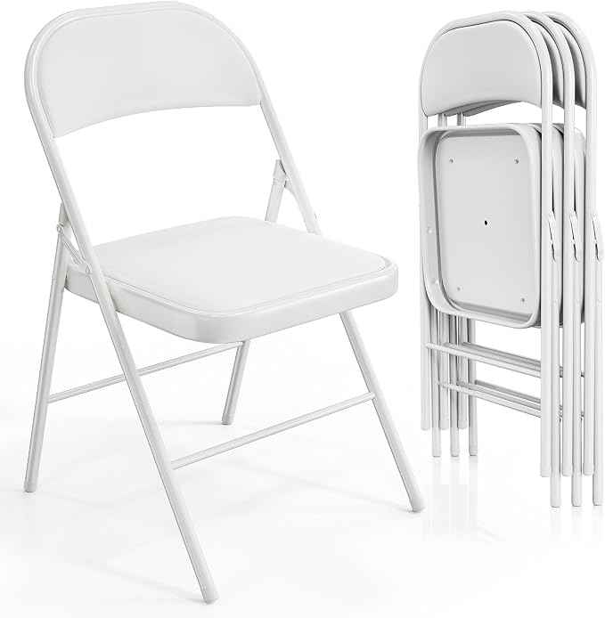 VINGLI 4 Pack Folding Chairs