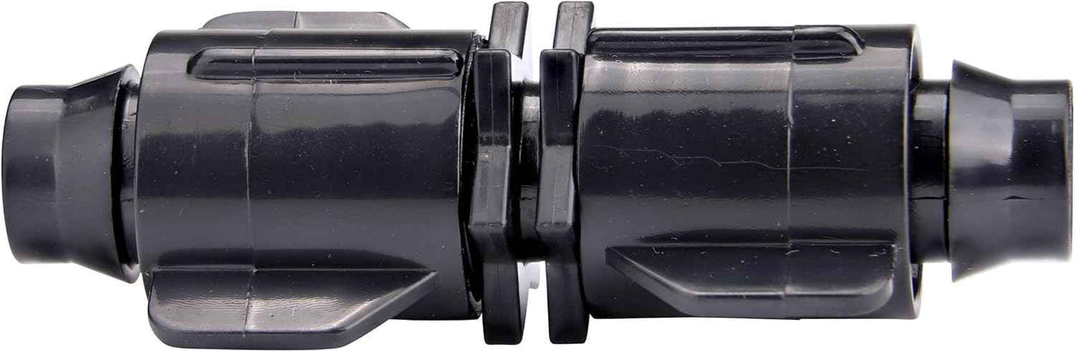 Raindrip S5600UB, Smart Loc Universal Coupling, Drip Irrigation Fitting for 1/2-Inch, 5/8-Inch, & 0.710-Inch Supply Tubing and Dripline, Black