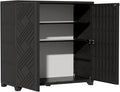 ZZM Indoor/Outdoor Storage Cabinet Waterproof, All Weather Outdoor Storage by ZZM