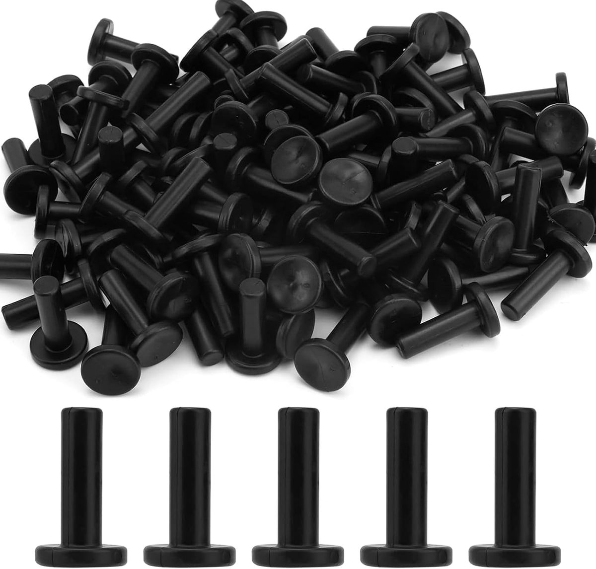 100pcs Garden Watering Sprinkler Nozzles Heavy Type Rubber Irrigation Connector Fittings with Quickly Connects Quickly Connects Drip Fittings