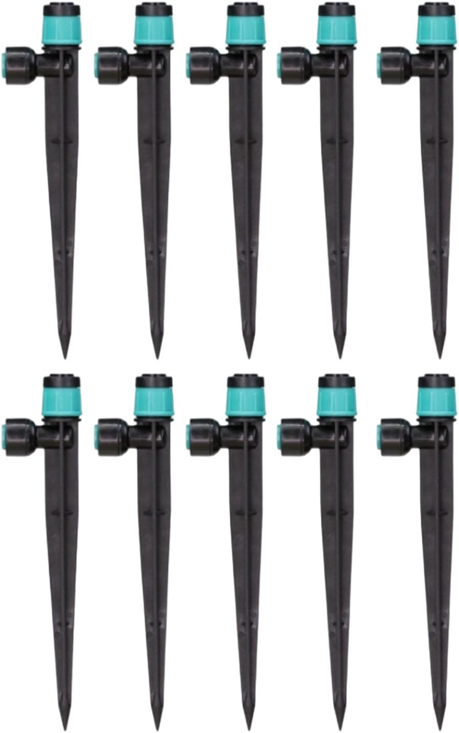 10Pcs 360 Degree Rotating Watering Irrigation Sprinkler Sprayer Connector Farm Greenhouse Garden Sprinkler Nozzle Gardening Irrigation
