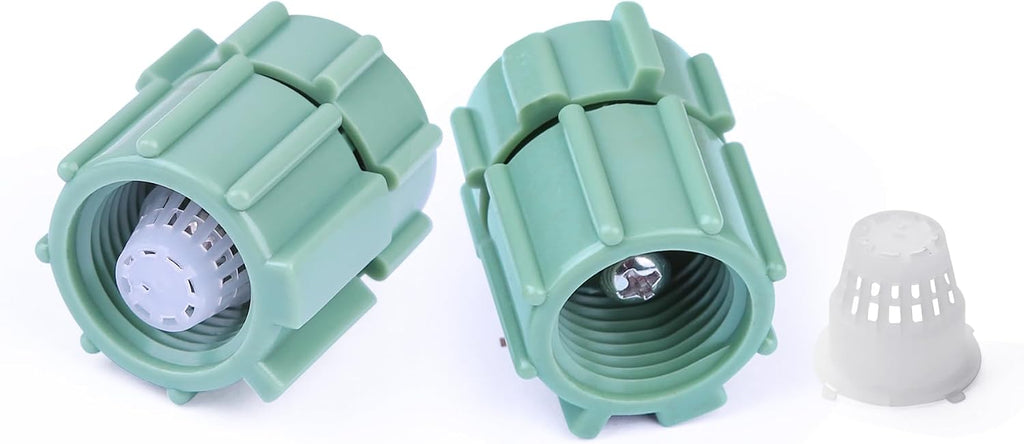 10 Pack Sprinkler Bubbler Heads Adjustable Water Flow Mushroom – 360° Drip Irrigation Emitters for Garden, Lawn, Flower Beds, Greenhouse – Fits 1/2" Tubing, Shrub Head Mushroom Bubbler