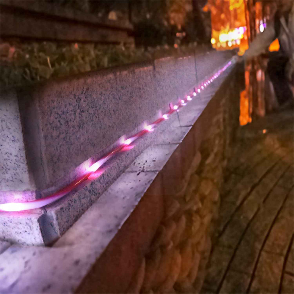 Honche Solar Rope Light 33FT 100L Outdoor Candy Cane Rope Lights Weatherproof for Terrace Tree Fence Patio Garden Yard Home Wedding Birthday Vacation Holiday Christmas Decor(Candy)