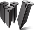 Landscape Light Stakes Replacement 1/2 NPT Female Thread 4-Pack | Corrosion-Resistant ABS Landscape Lighting Stakes, Ground Stake for 12V Low Voltage Pathway Lights, Spotlights, Flood Lights