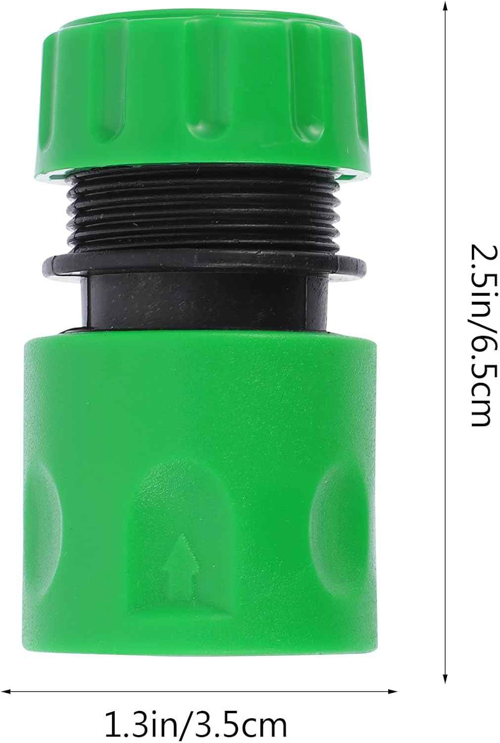 7Pcs Garden Hose Irrigation Connector Set with 6 Seal Rings, Plastic Tube Adapter Fittings for Outdoor Watering and Garden Hose Repair