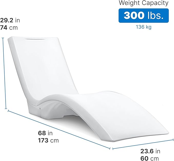 Step2 Vero Pool Lounger, Fade-Resistant, Waterproof Patio Furniture, Pool - Image 2