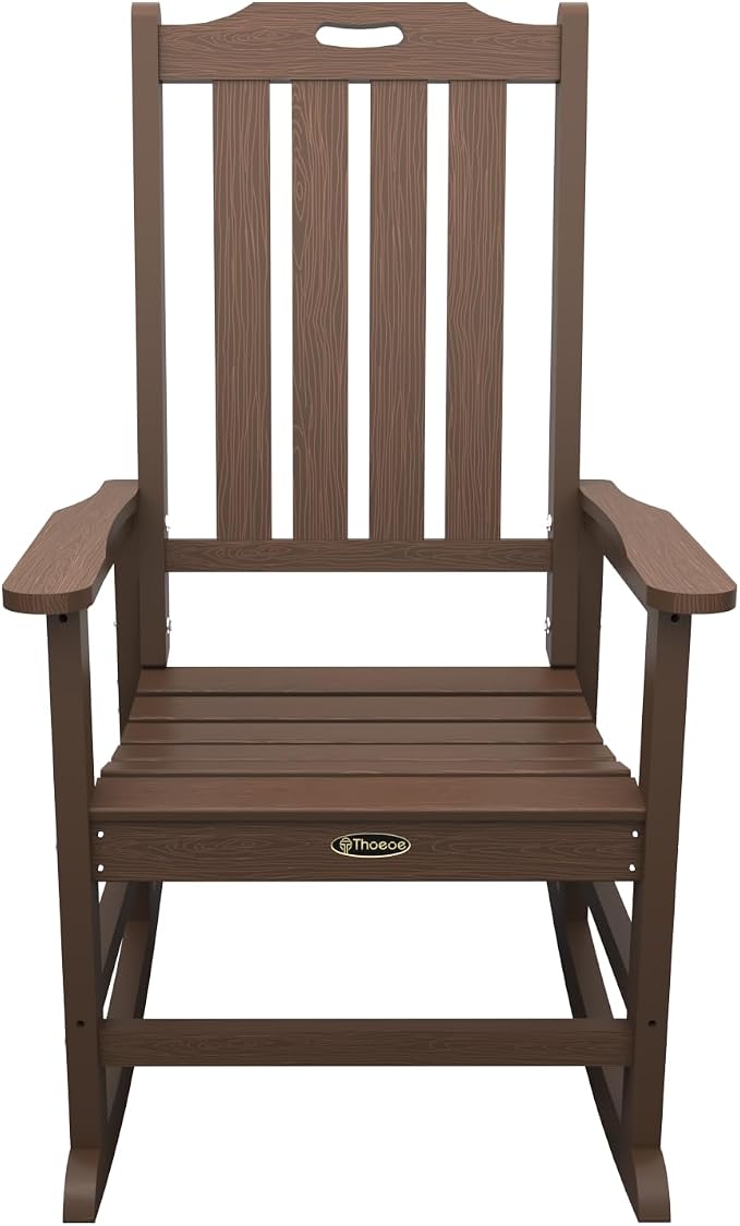 Oversized Rocking Chair Set of 4, Outdoor Rocking Chair - Image 4