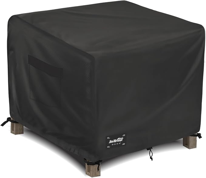 JinHrtoyi Patio Square Table Cover, 22Wx22Dx18H Inches 100% Waterproof Heavy by JinHrtoyiFurnitureCovers