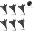 Replacement Stakes for Solar Ground Light, 6 Set Reinforced Plastic Ground Spikes, Replacement Parts for Solar Pathway Disk Light and Garden Glass Ball Outdoor