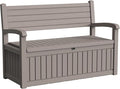DRATO 75 Gallon Storage Bench Deck Box Outdoor Indoor, Lockable Durable by DRATOprovidesawarmandcozy