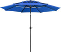 Yaheetech 3 Tier Patio Umbrella 10ft Vented Outdoor Large Market Table Umbrella by Yaheetech