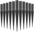 Hemobllo 20-Pack Solar Light Replacement Stakes 4.33 inch Plastic Ground Spikes for Outdoor Lights M8 12mm Inner Diameter Easy-Install Garden Stakes for Path Lights Lawn Lights Yard Lights