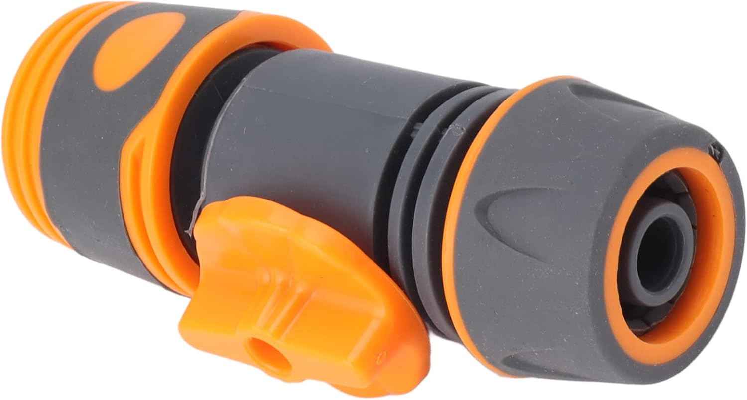 AYNEFY Quick Connector Nozzles Sprinklers Drippers with Rubber Seal for Garden Hose Fittings Easy Installation Durable Plastic Water Pipe Adapters Quick Connector Valve Covered