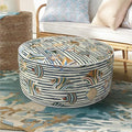 DYTXIII Inflatable Ottoman Stool D21 xH9 for Outdoor/Indoor Use, Water