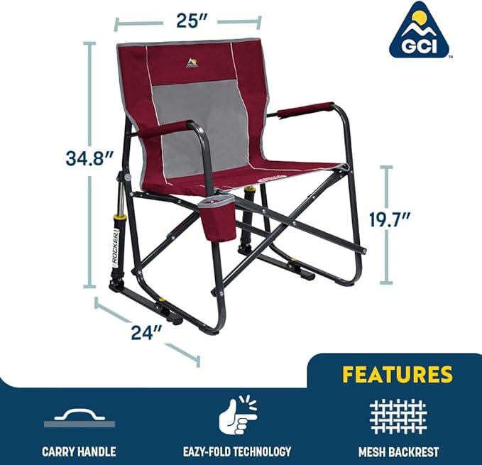 GCI Outdoor Freestyle Rocker Outdoor Rocking Chair - Image 2