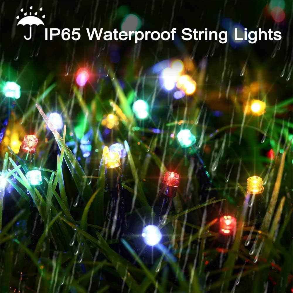 Joomer Solar Christmas Lights Outdoor, 2PACK Total 144FT 400LED, Blue | 8 Lighting Modes Fairy Twinkle Lights,Outdoor Xmas Decor for Tree, Yard, Patio, Garden, Winter Holiday & Christmas Decor