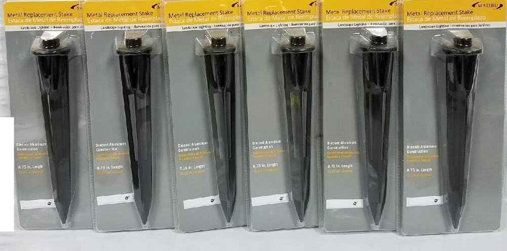 Malibu Path & Landscape Light Parts Metal Replacement Stake 8101-4820-01 LOT OF 6