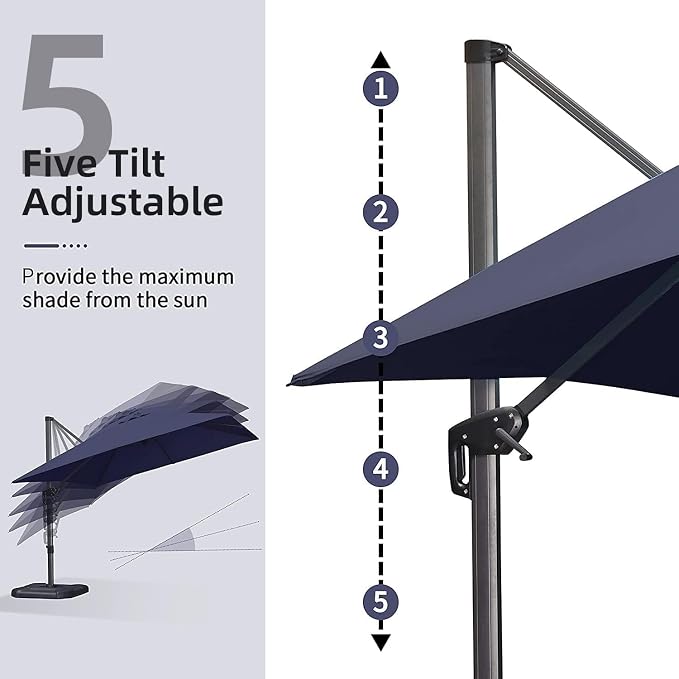 PURPLE LEAF 10' X 13' Patio Umbrella - Image 6
