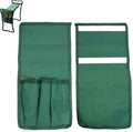 2 Pack Garden Kneeler Tool Bag Gardening Kneeler Seat Side Pouch Hanging Storage Pocket Organizer for Garden Kneeler and Seat Garden Bench Garden Stool Gardening Shears Spades Plant Labels
