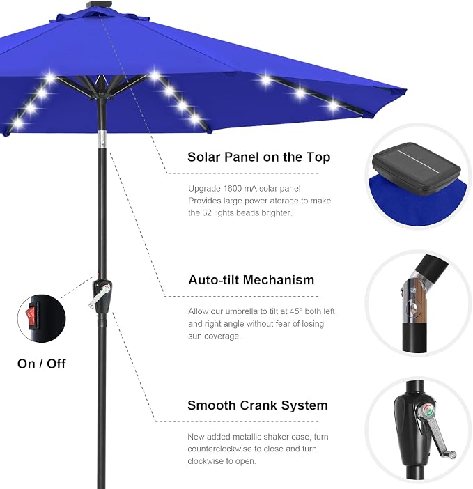 ABCCANOPY Solar Led Patio Umbrellas - Image 7