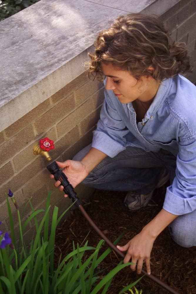 Rain Bird FCKIT-1PK Drip Irrigation Faucet Connection Kit, 1/2" Tubing