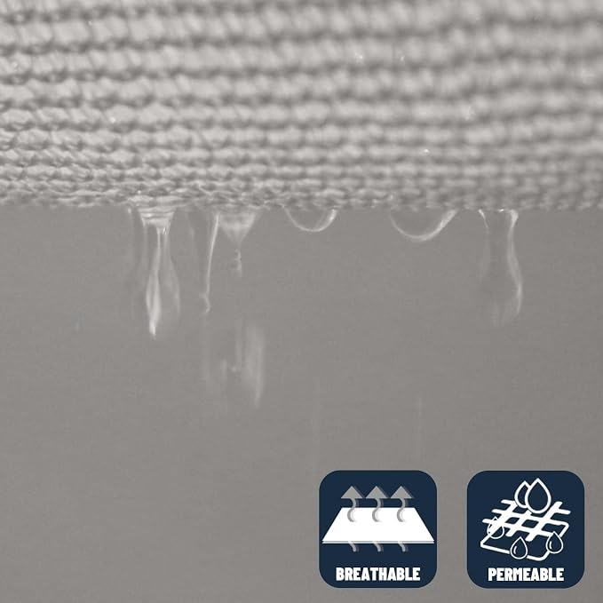 SUNNY GUARD Custom Size 13'x13'x13' Silver Grey Sun Shade Sail Triangle UV - Image 5
