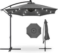 Best Choice Products 10ft Solar LED Offset Cantilever Hanging Market Patio by BestChoiceProducts
