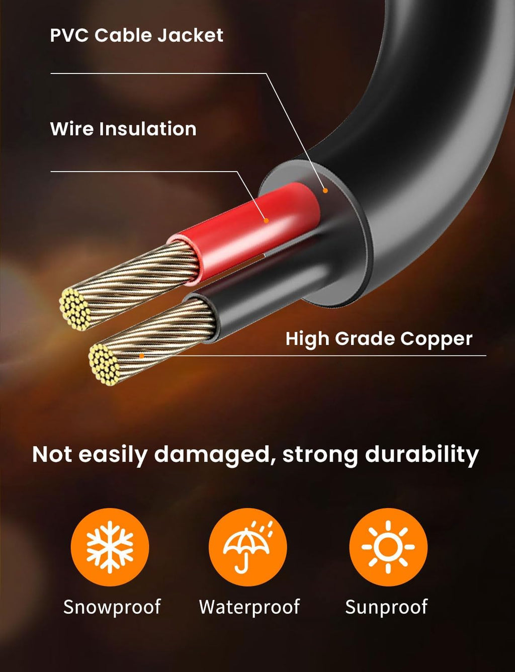 200FT ST38 Outdoor String Lights with 100 1W Plastic Shatterproof Bulbs | Pogestrand 2200K Warm White Waterproof LED Edison Hanging Connectable Patio String Lights for outside,Backyard,Bistro,Porch