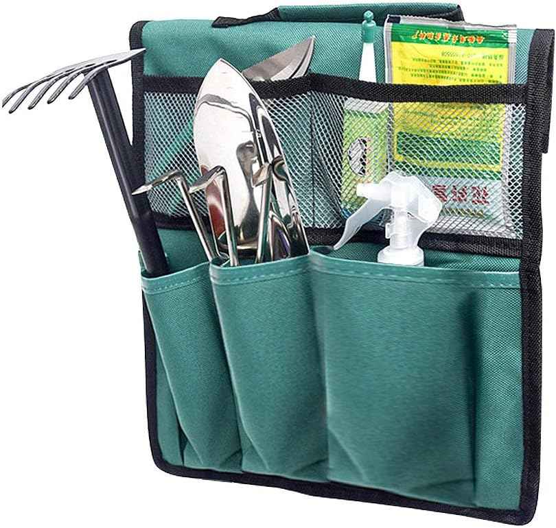 Garden Kneeler Tool Bag - Portable Oxford Cloth with Multiple Pockets, Folding Mesh Gardening Tool Storage Pouch and Holder for Outdoor Gardening
