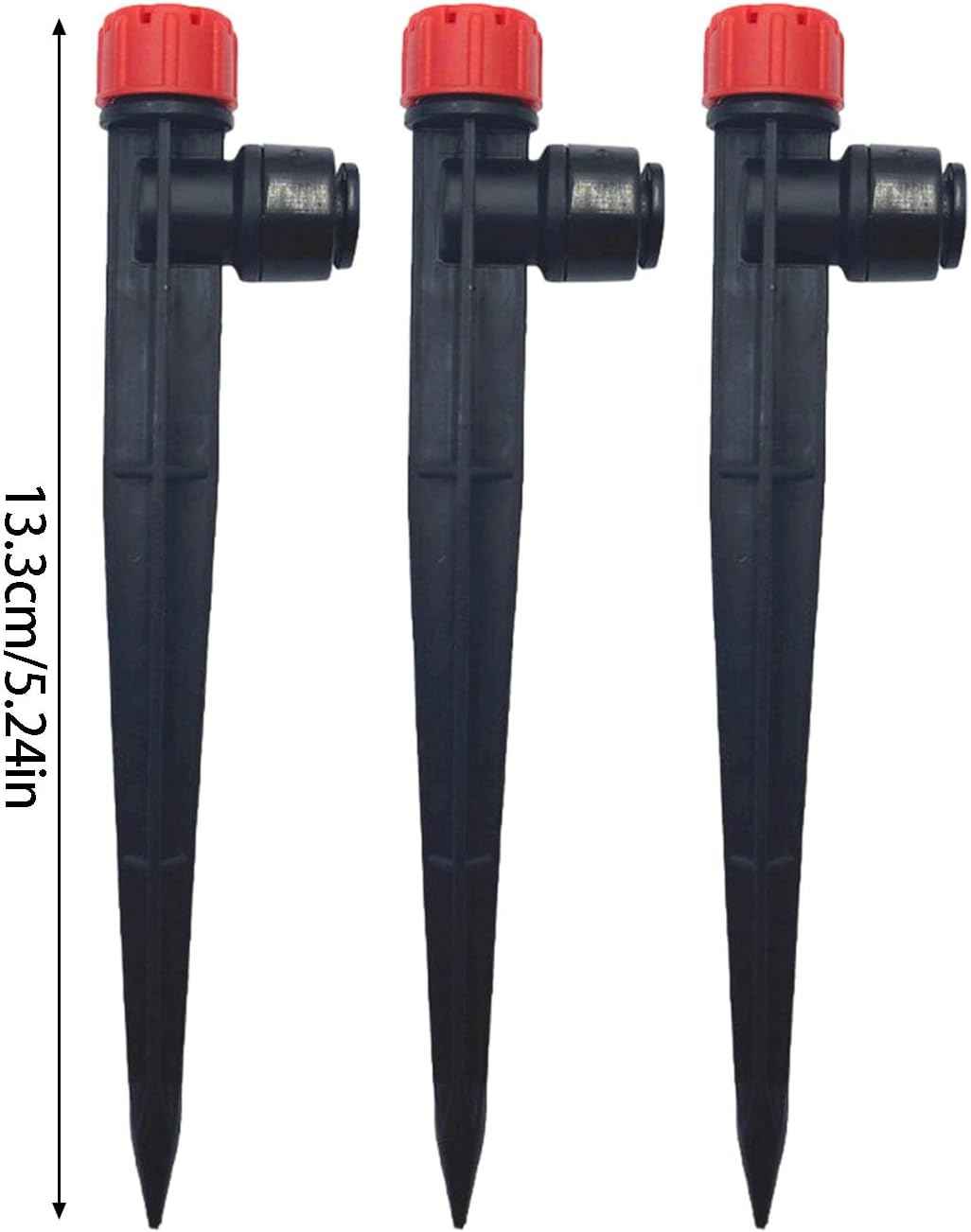 10Pcs Professional 360 Degree Rotating Watering Irrigation Sprinkler Sprayer Stake Connector Farm Greenhouse Plant Drought Plant Irrigation